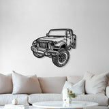 2021 Gladiator Perspective Metal Car Wall Art - NC1279