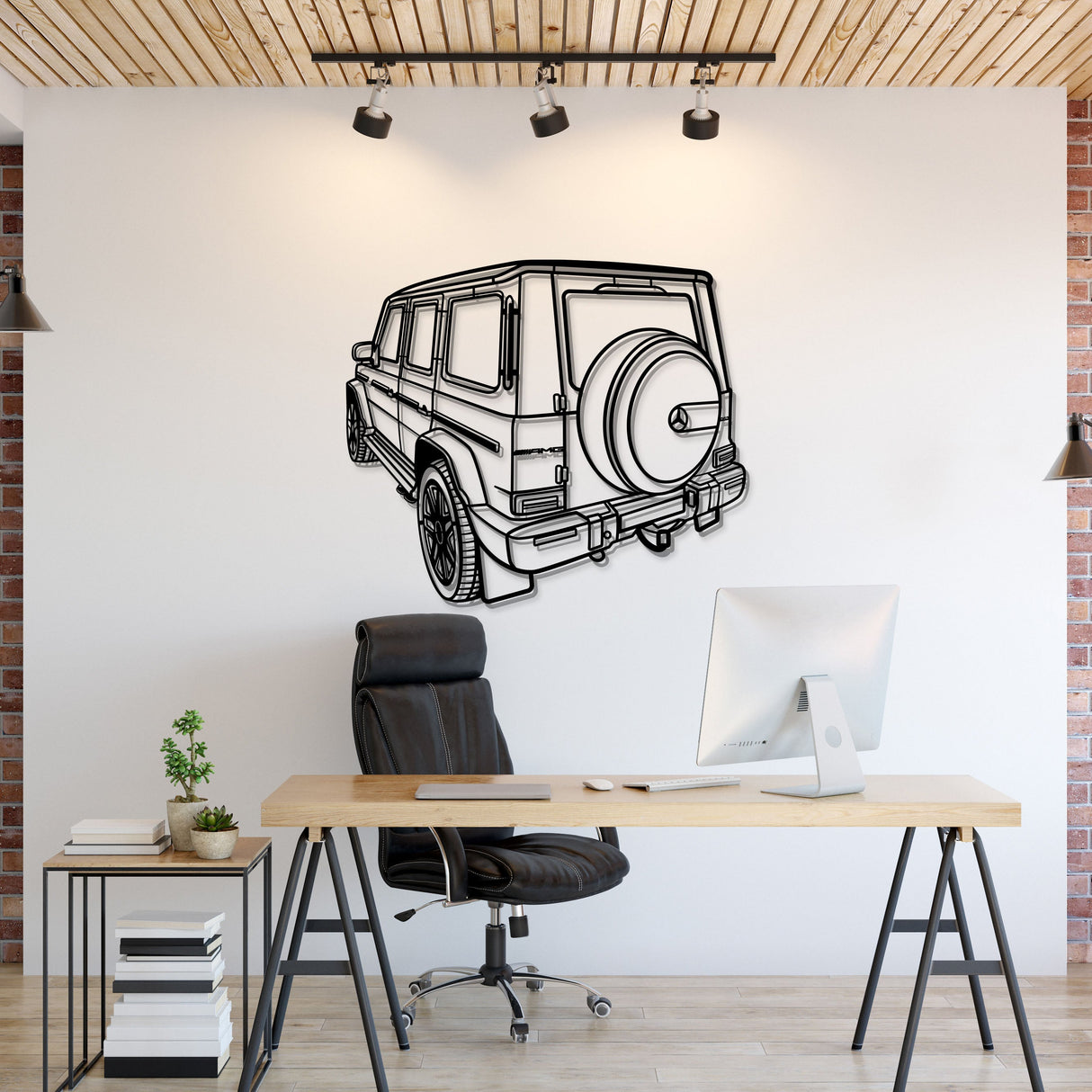 2021 G Class Perspective Metal Car Wall Art - NC1175