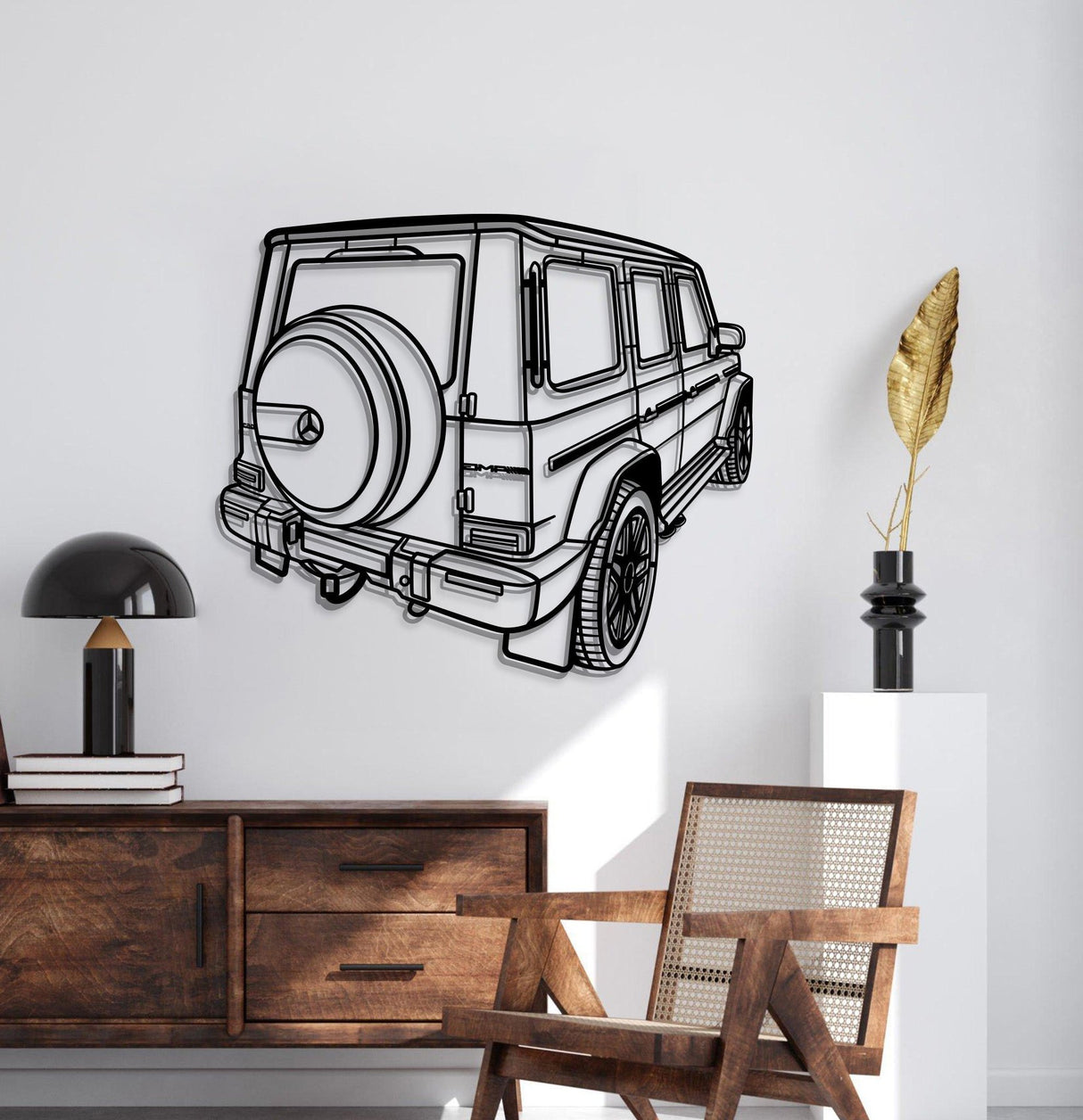 2021 G Class Perspective Metal Car Wall Art - NC1175