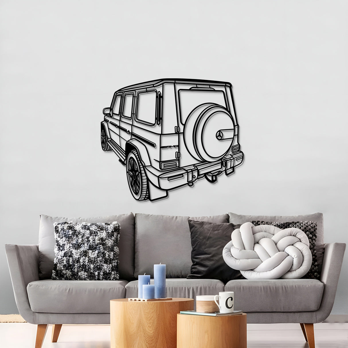 2021 G Class Perspective Metal Car Wall Art - NC1175