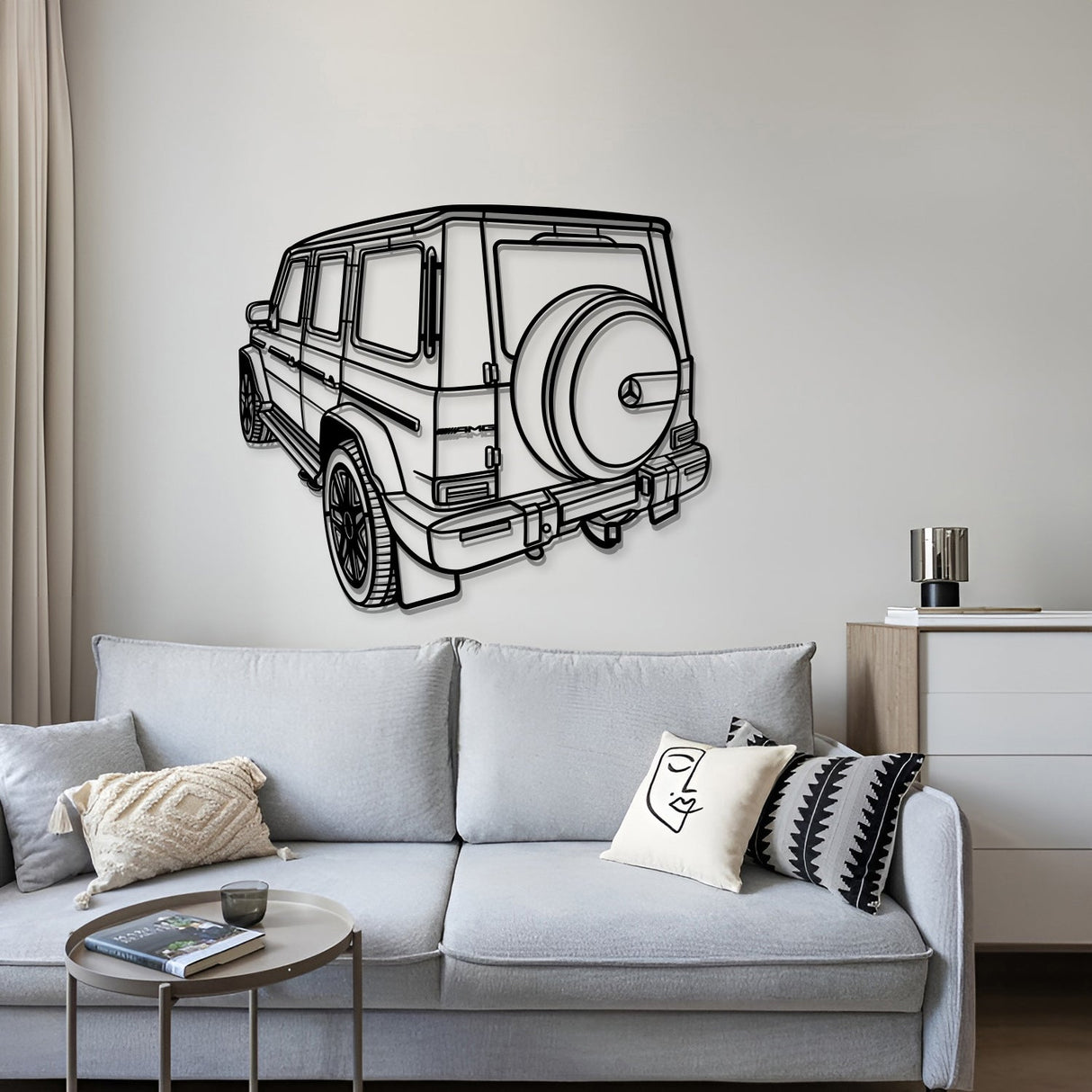 2021 G Class Perspective Metal Car Wall Art - NC1175