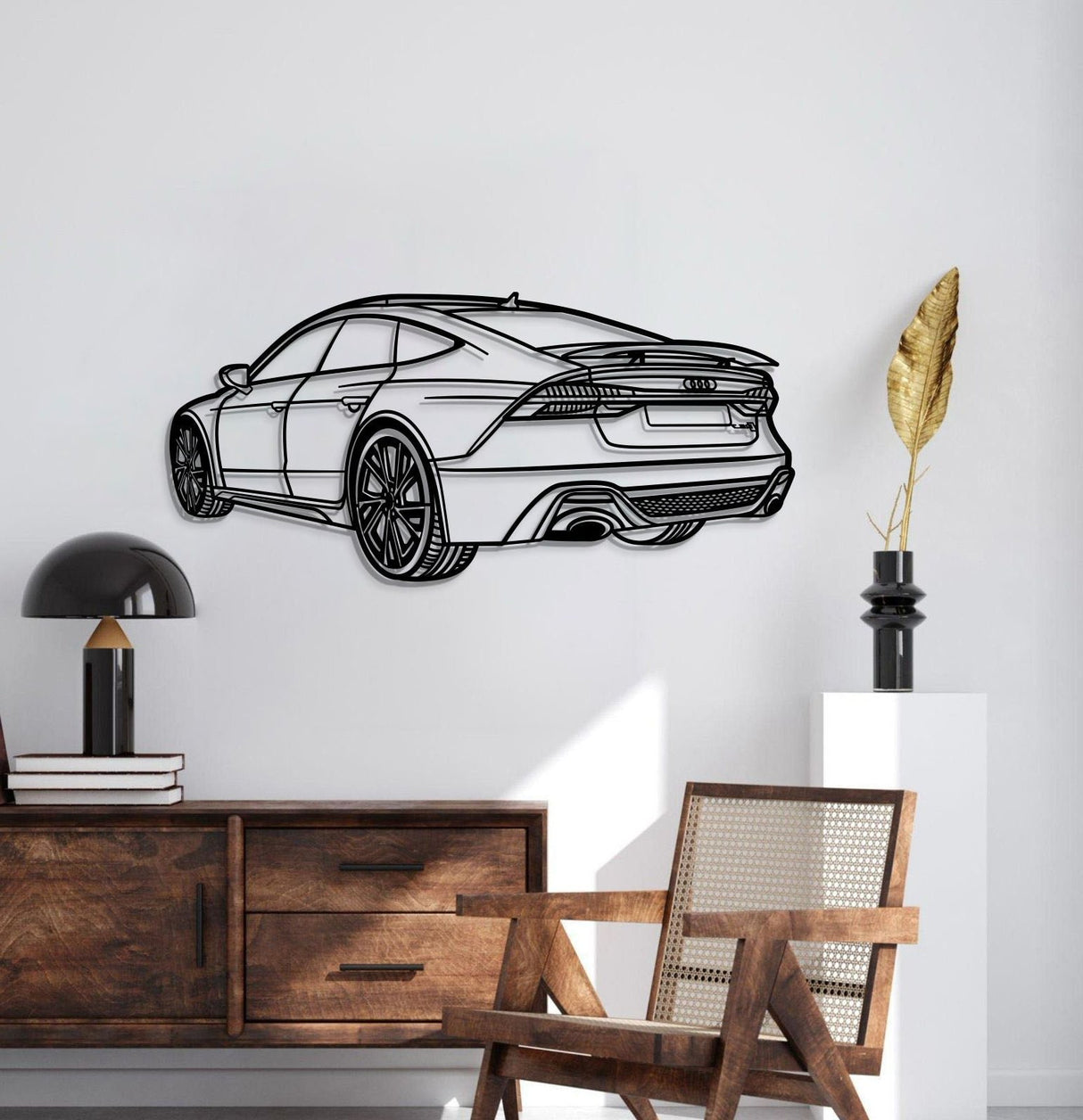 2022 RS7 Perspective Metal Car Wall Art - NC1139