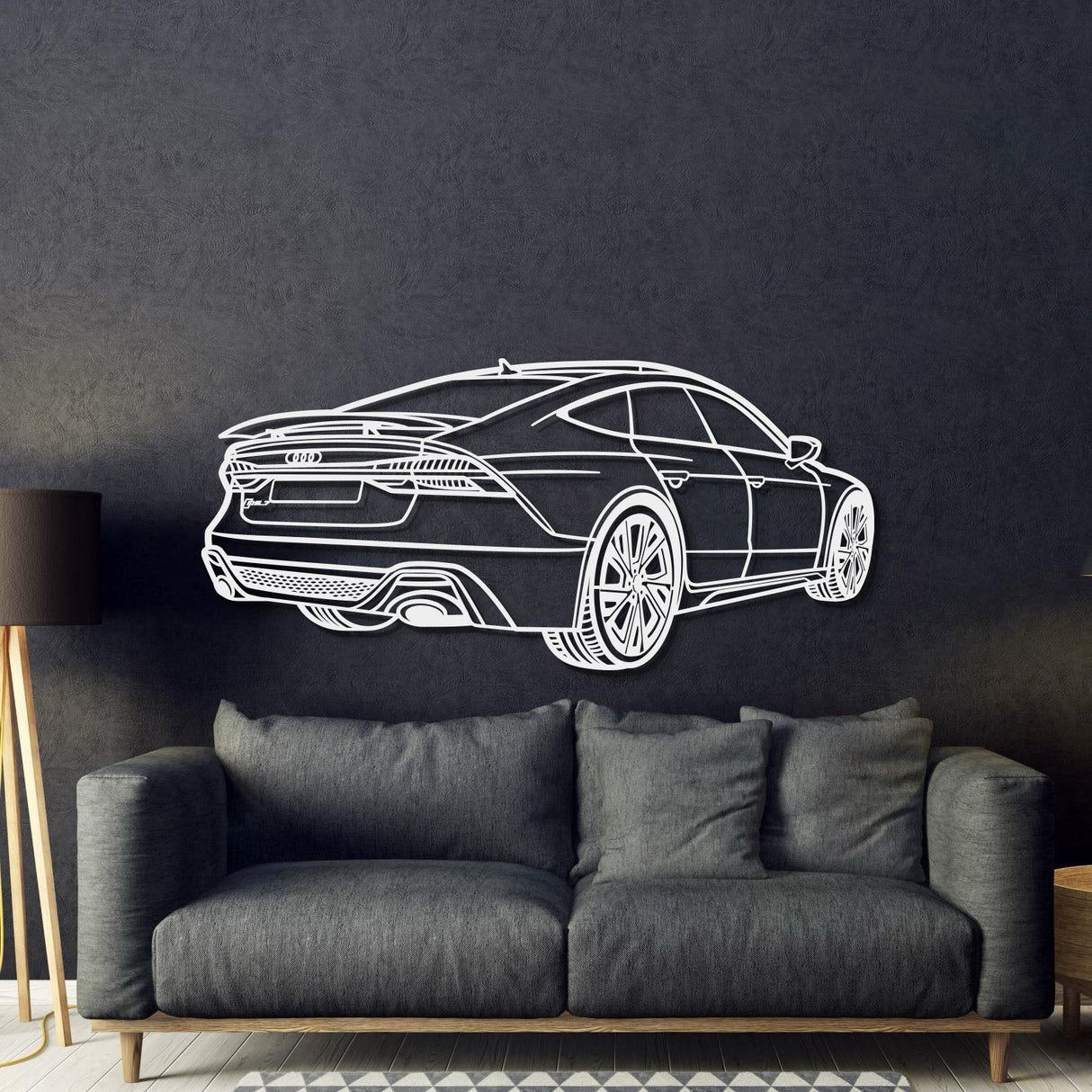 2022 RS7 Perspective Metal Car Wall Art - NC1139