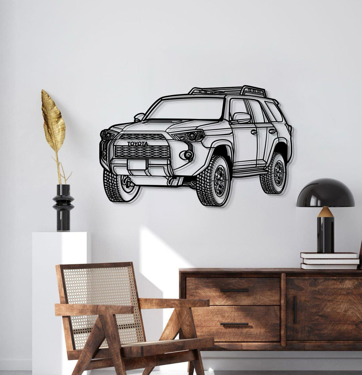 2022 4Runner TRD Pro Perspective Metal Car Wall Art - NC1290