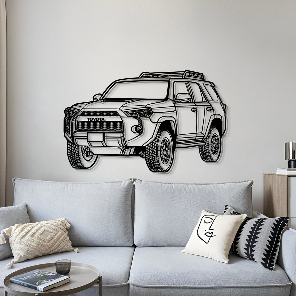 2022 4Runner TRD Pro Perspective Metal Car Wall Art - NC1290