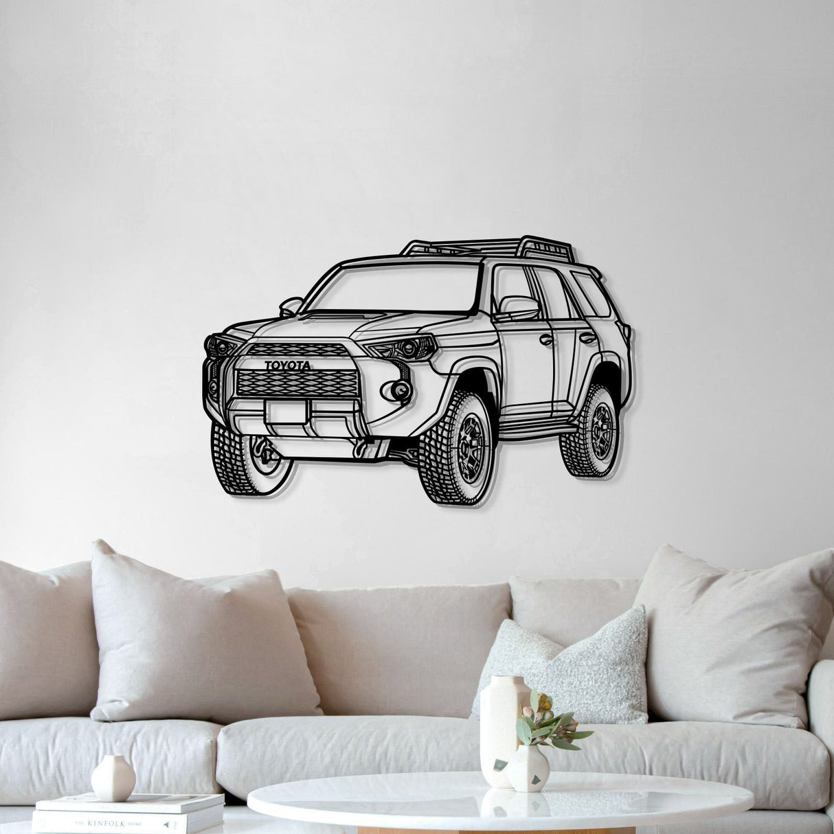 2022 4Runner TRD Pro Perspective Metal Car Wall Art - NC1290