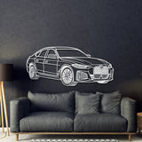 2023 I4 Perspective Metal Car Wall Art - NC1145