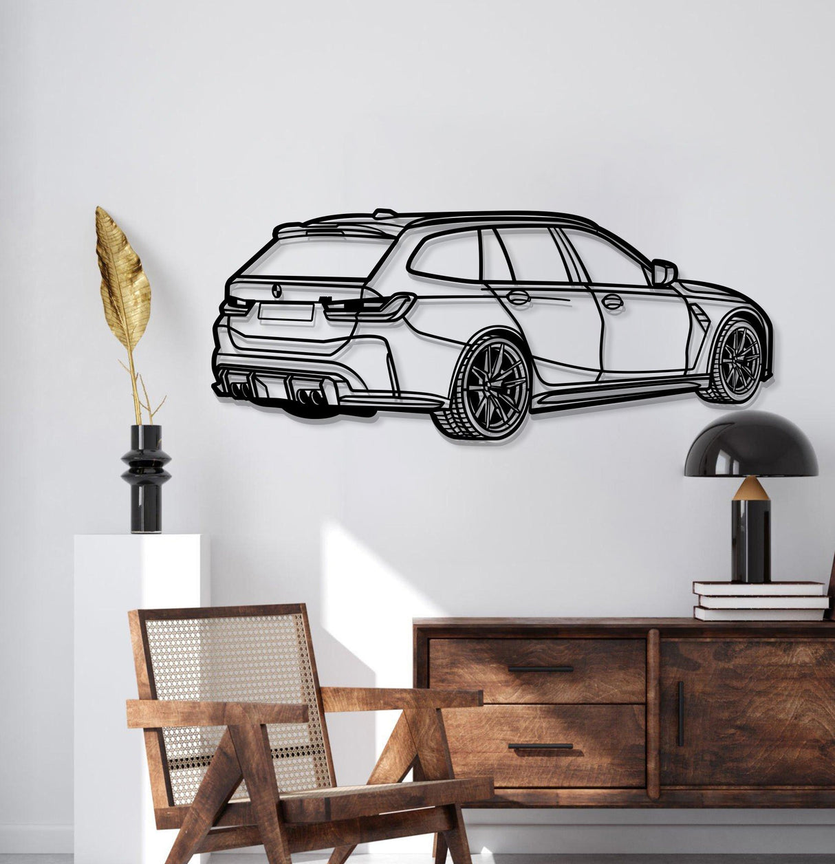 2023 M3 Touring Perspective Metal Car Wall Art - NC1241