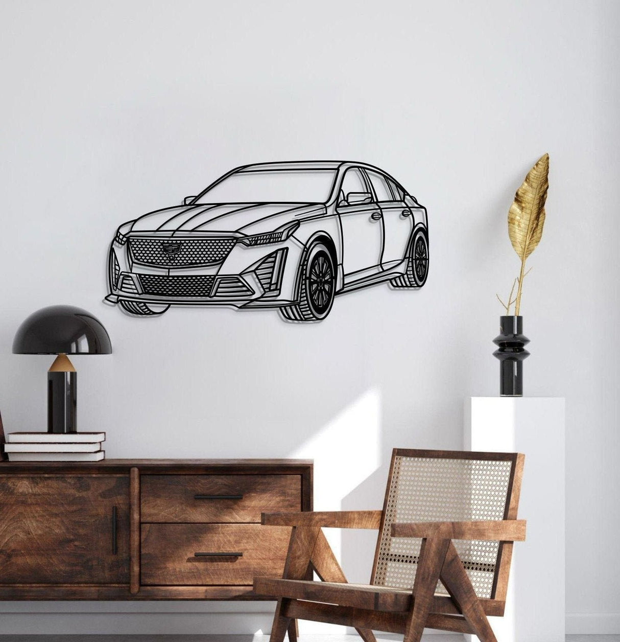 2023 CT5-V Blackwing Perspective Metal Car Wall Art - NC1146