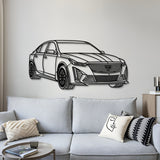 2023 CT5-V Blackwing Perspective Metal Car Wall Art - NC1146