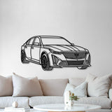 2023 CT5-V Blackwing Perspective Metal Car Wall Art - NC1146