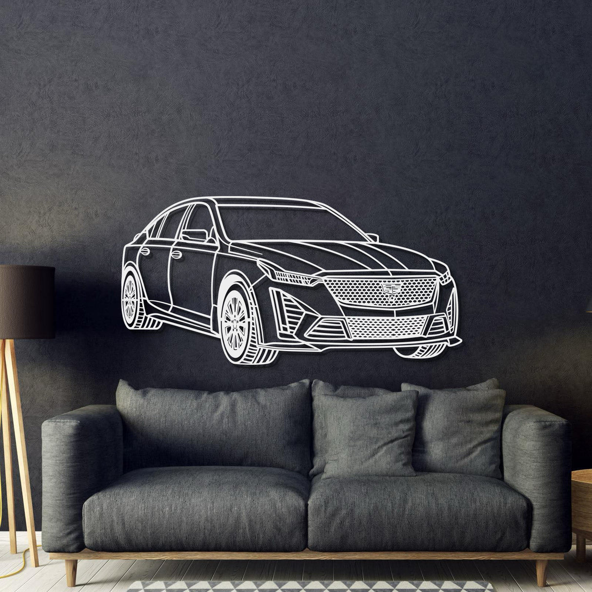 2023 CT5-V Blackwing Perspective Metal Car Wall Art - NC1146