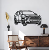 2023 RAV4 GR Sport Perspective Metal Car Wall Art - NC1291