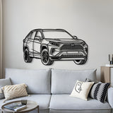 2023 RAV4 GR Sport Perspective Metal Car Wall Art - NC1291