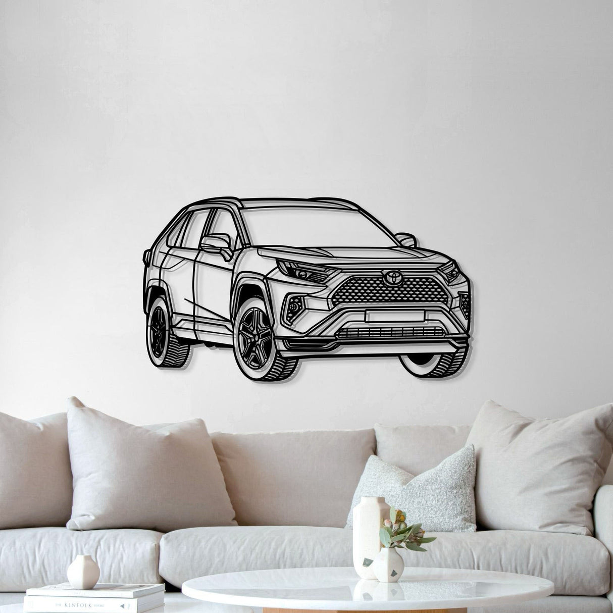 2023 RAV4 GR Sport Perspective Metal Car Wall Art - NC1291