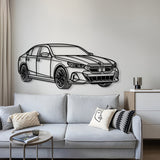 2024 5ER Limousine Perspective Metal Car Wall Art - NC1242