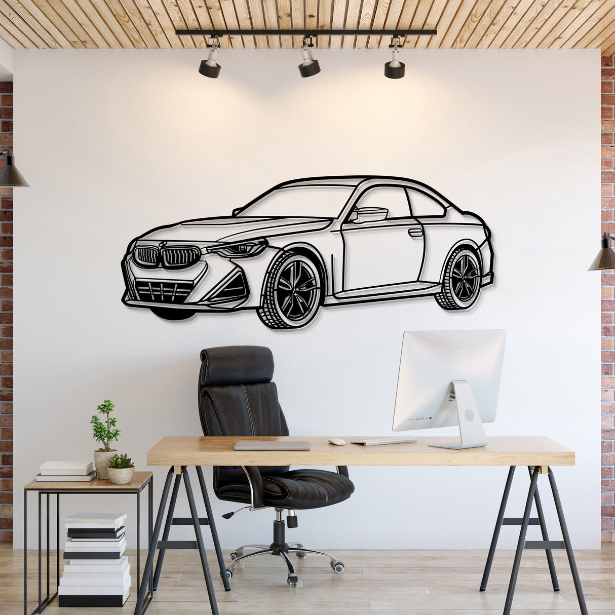 2024 M240i Perspective Metal Car Wall Art - NC1243