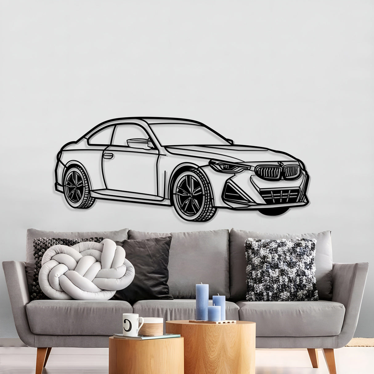 2024 M240i Perspective Metal Car Wall Art - NC1243