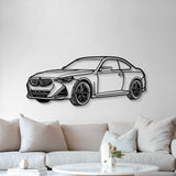 2024 M240i Perspective Metal Car Wall Art - NC1243