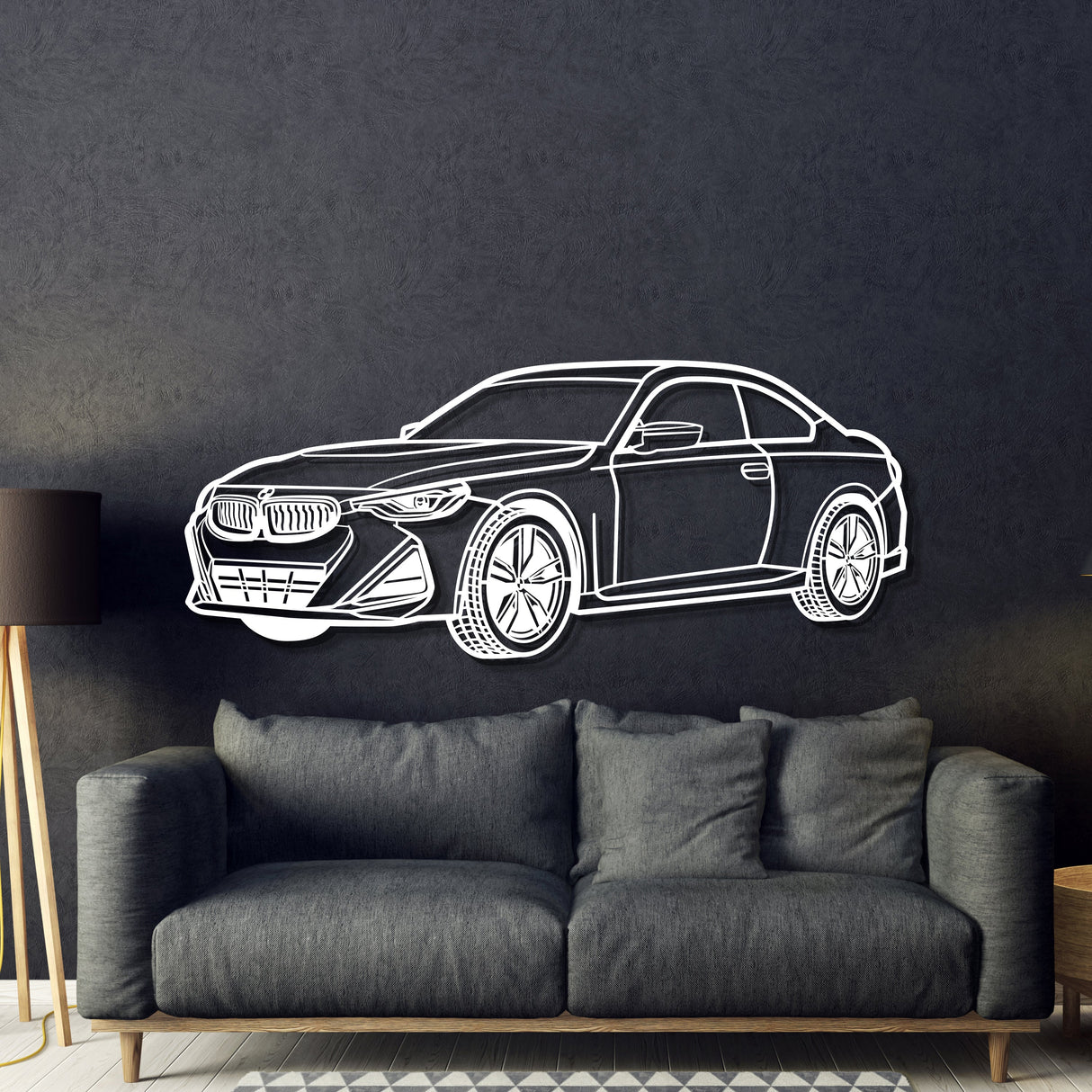 2024 M240i Perspective Metal Car Wall Art - NC1243