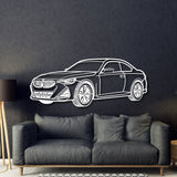 2024 M240i Perspective Metal Car Wall Art - NC1243