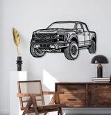 2024 Raptor R Perspective Metal Car Wall Art - NC1272