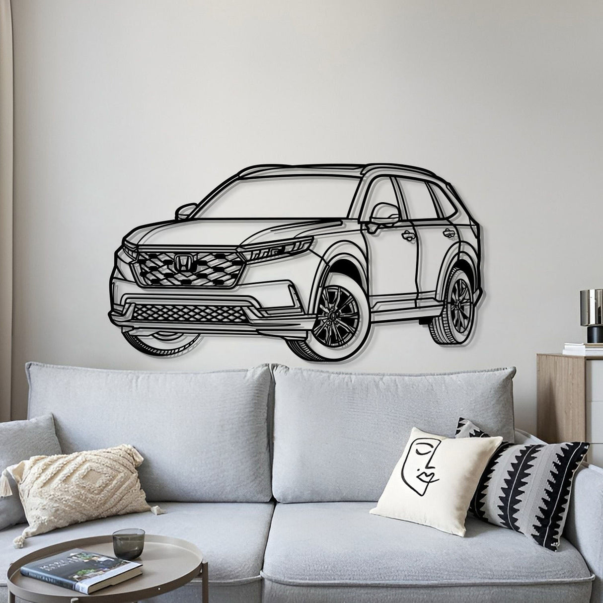 2024 CR-V Perspective Metal Car Wall Art - NC1274