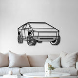 2025 Cybertruck Perspective Metal Car Wall Art - NC1191