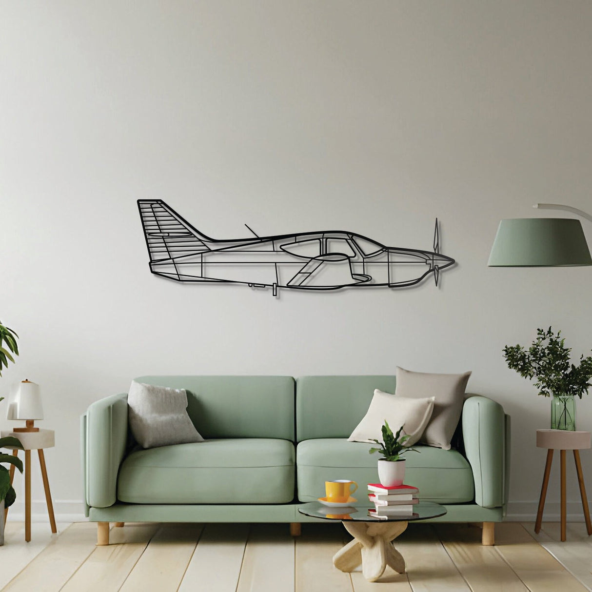 Commander 114B Metal Aircraft Wall Art - NCP0373