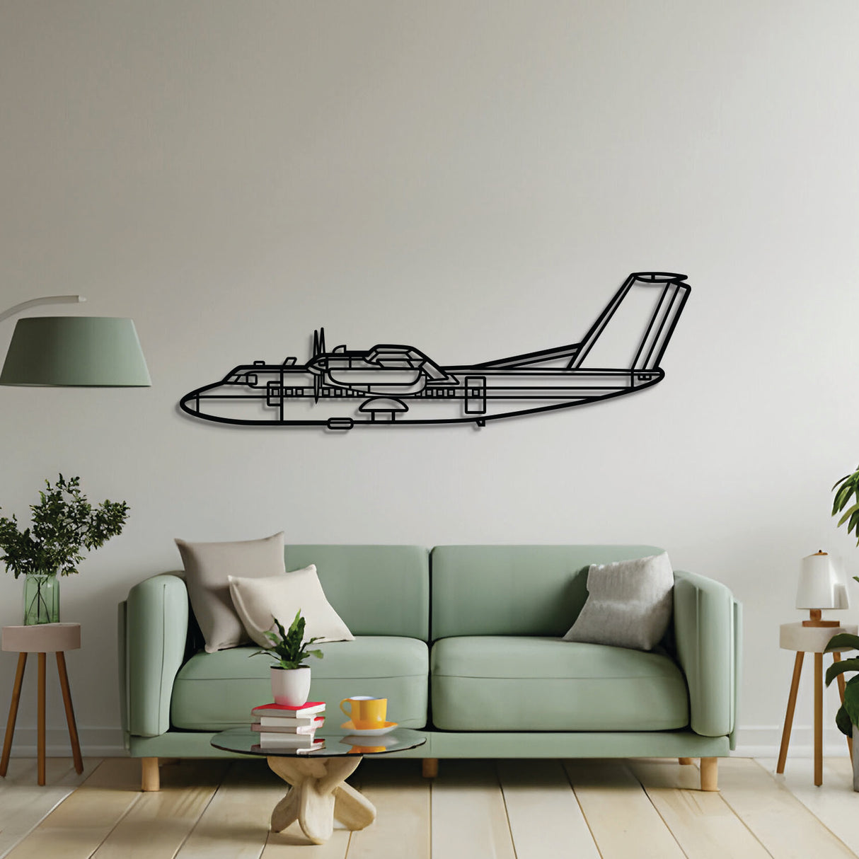 DHC-7 Metal Aircraft Wall Art - NCP0550