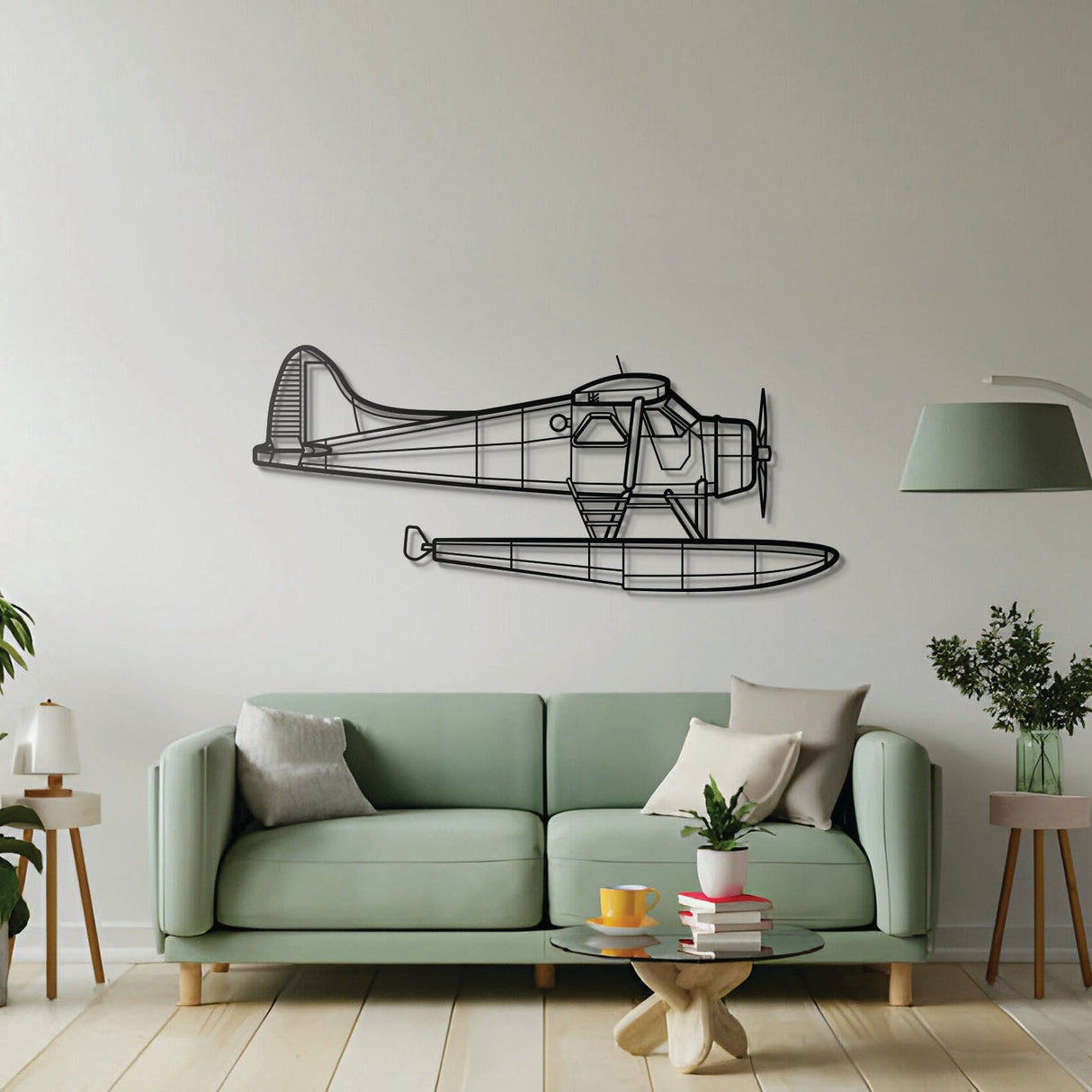 DHC-2 MK III Turbo Beaver Metal Aircraft Wall Art - NCP0170