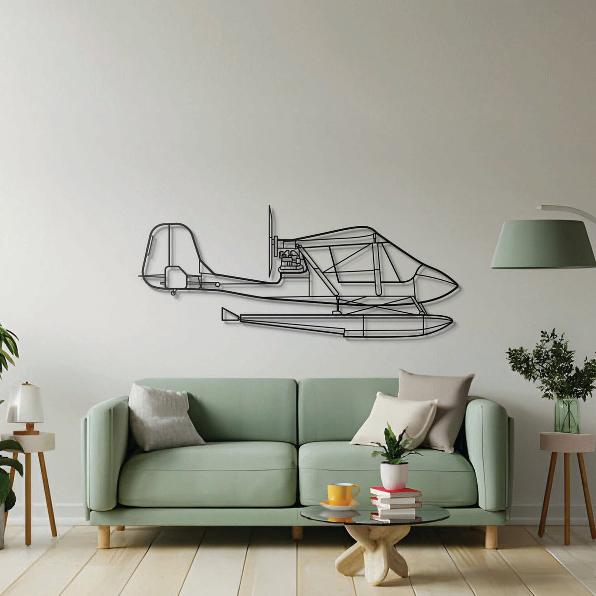 Challanger Metal Aircraft Wall Art - NCP0470