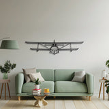 Super Petrel LS front metal aircraft decoration, sleek matte finish, easy wall mounting for avgeek spaces