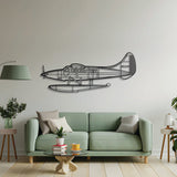 Aviation décor highlight: DHC‑3T laser‑cut steel wall art with matte finish and elevation screws for avgeek spaces