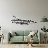 JA37 C Viggen Fighter Metal Aircraft Wall Art - NCP0231