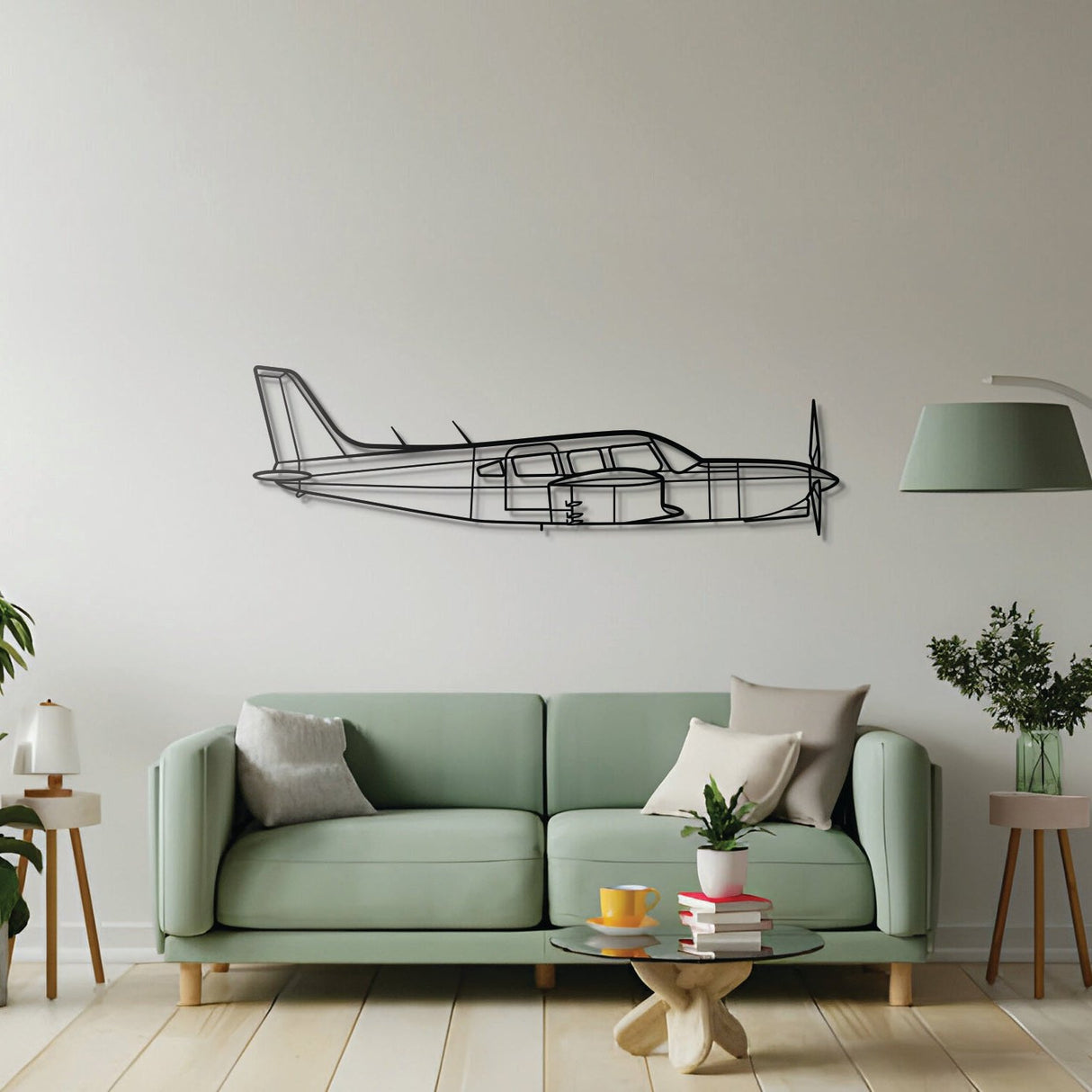 PA-32R-301T Metal Aircraft Wall Art - NCP0293