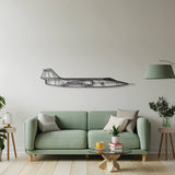 CF-104 Metal Aircraft Wall Art - NCP0316