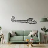 T.21B Sedbergh Metal Aircraft Wall Art - NCP0347