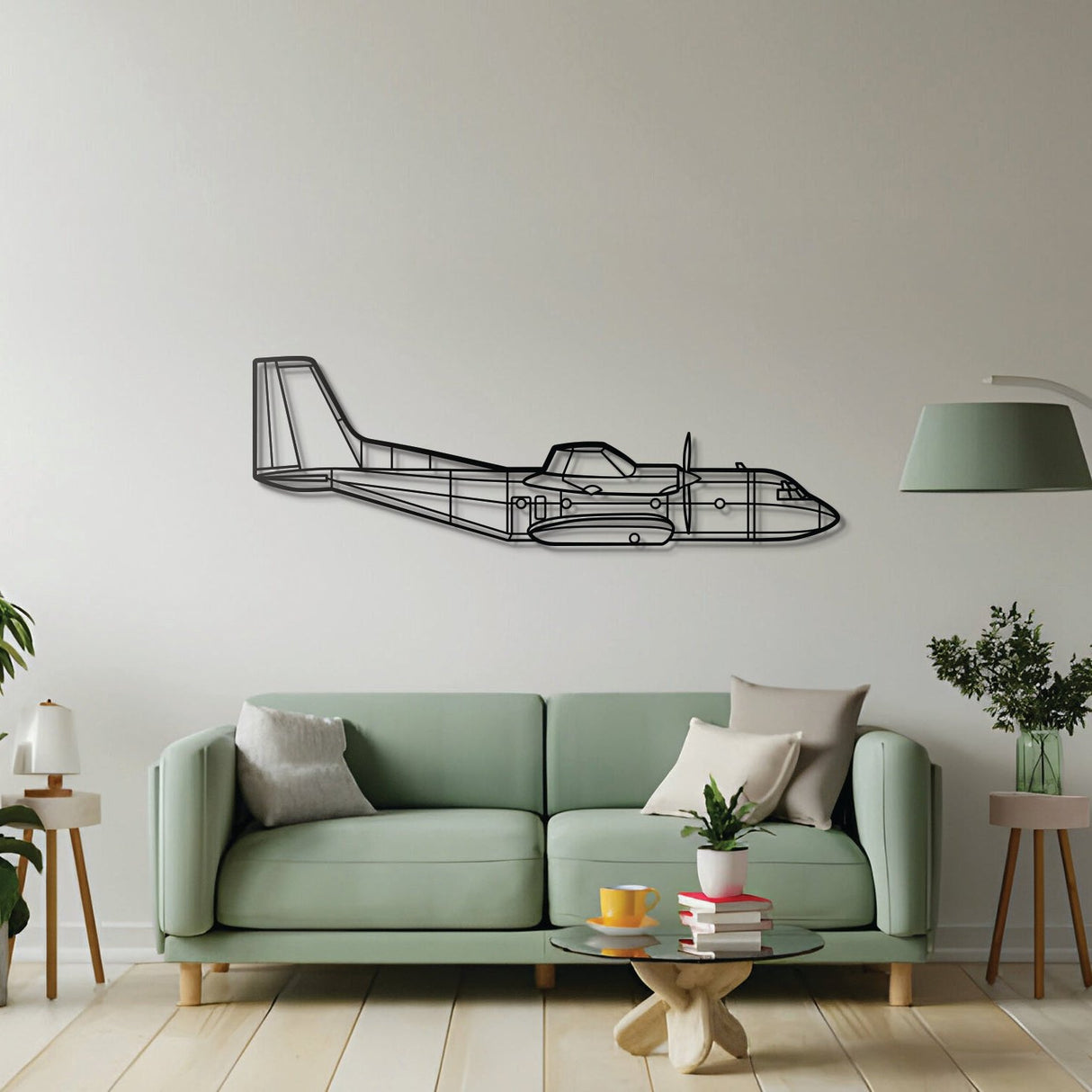 C-160 Metal Aircraft Wall Art - NCP0042