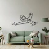 XP-55 Ascender Angle Metal Aircraft Wall Art - NCP0501