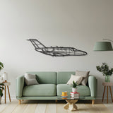 Citation Mustang Metal Aircraft Wall Art - NCP0050