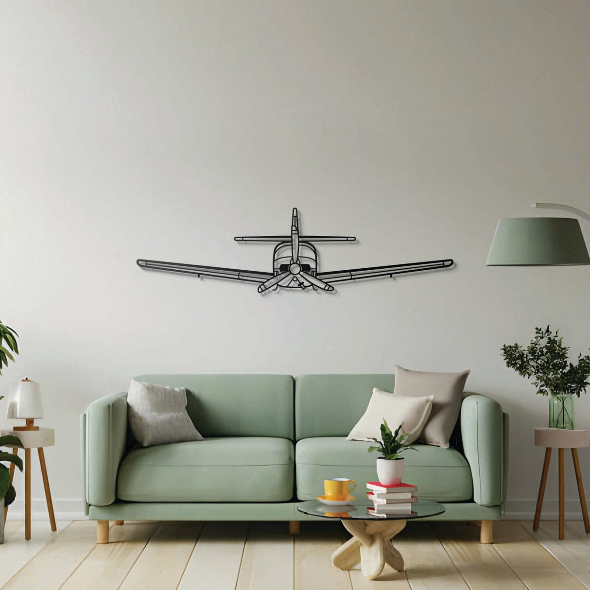 Commander 112 Front Metal Aircraft Wall Art - NCP0472