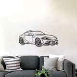 Supra MK5 Perspective Metal Car Wall Art - NC1137