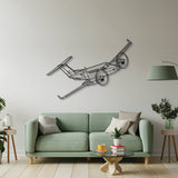 King Air 300 Angle Metal Aircraft Wall Art - NCP0387