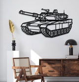 K2 Black Panther Metal Tank Wall Art - NCP0640