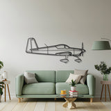 RV-7 Metal Aircraft Wall Art - NCP0122