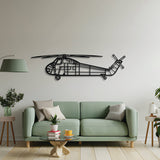 H-34 Metal Aircraft Wall Art - NCP0570