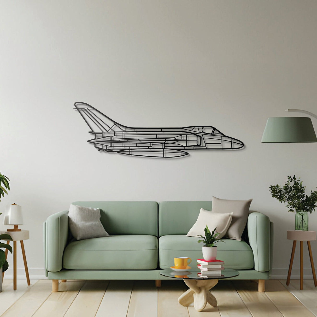 F4D Skyray Metal Aircraft Wall Art - NCP0475