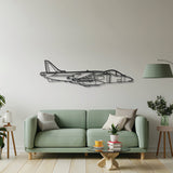 Harrier GR7 Metal Aircraft Wall Art - NCP0095