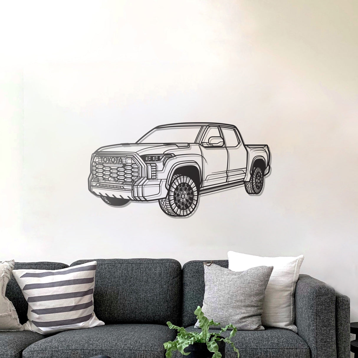 2022 Tundra Perspective Metal Car Wall Art - NC1123